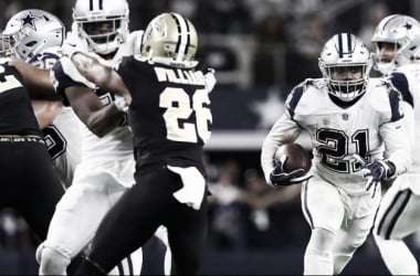 Cowboys frenan la racha de diez victorias de Saints