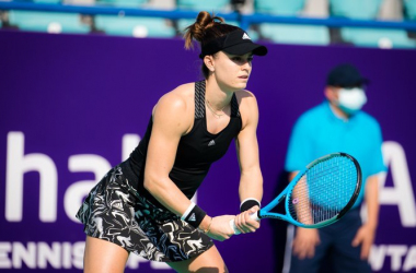 WTA Abu Dhabi Day 1 wrapup: Sakkari, Putintseva, Jabeur advance; Kontaveit, Vekic upset