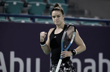 Sakkari derrota a Muguruza y accede a cuartos en Abu Dhabi