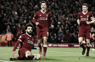 Una exhibición de Salah concede al Liverpool la victoria