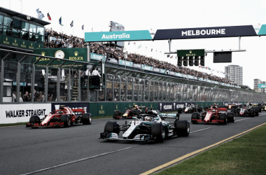 Salida del Gran Premio de Australia 2018 | Fuente: Getty Images