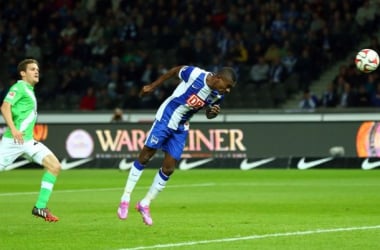 Hertha Berlin 1-0 Wolfsburg: Kalou nods home Hertha&#039;s first three points