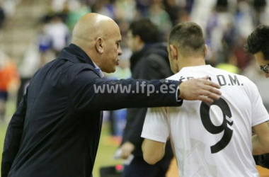 Luis César Sampedro: &quot;Pensamos en ganar pero, si no se puede, un punto será bueno&quot;