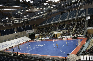 Santiago Futsal piensa en la Copa Xunta tras la derrota ante Ribera Navarra