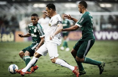 Ricardo Oliveira marca e Santos vence Palmeiras na Vila Belmiro