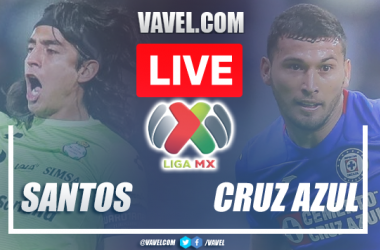 Goles y Resumen del Santos 4-0 Cruz Azul en la Liga MX 2022