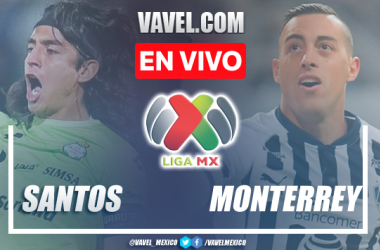 Santos vs Monterrey EN VIVO hoy Liga MX (4-3)