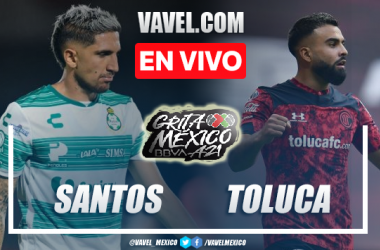 Goles y resumen del Santos Laguna 2-2 Toluca en Liga MX