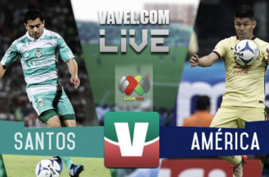 Resultado Santos - América en Liga MX 2015 (0-2)