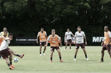 Focado no Atlético Paranaense, São Paulo segue rotina de treinos no CT da Barra Funda