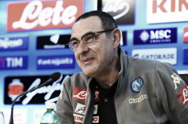 Maurizio Sarri: &quot;Hay que ganar los duelos directos entre los de arriba&quot;