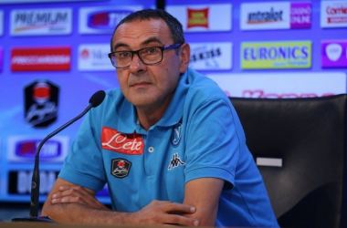 Napoli-Empoli, Sarri: "Non la prenderemo alla leggera, ci sarà da soffrire. Giampaolo straordinario"