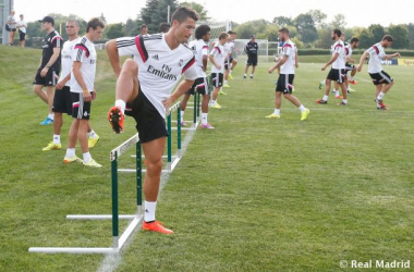 El Real Madrid entrena en Ann Arbor con Cristiano al margen