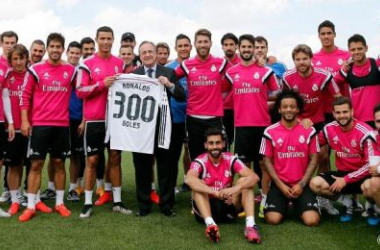 El Real Madrid celebra los 300 goles de Cristiano