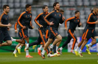 Sesión de entrenamiento en el Allianz Arena