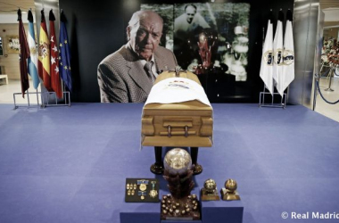 La capilla ardiente de Alfredo Di Stéfano ya está abierta en el Santiago Bernabéu