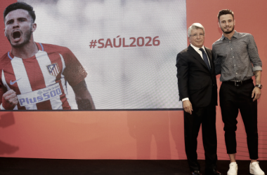 Saúl: &quot;El Atlético y yo intentaremos estar unidos toda la vida&quot;