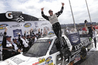 Johnny Sauter Victorious In The Camping World Truck Series At Michigan