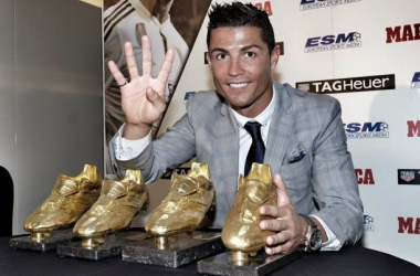 Cristiano Ronaldo, quarta scarpa d'Oro: è record