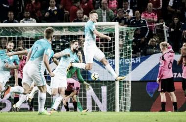 Qualificazioni Russia 2018 - Bezjak infrange il sogno mondiale della Scozia: 2-2 in Slovenia