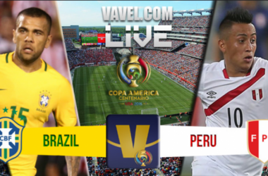 Score Brazil vs Peru in Copa America Centenario (0-1)