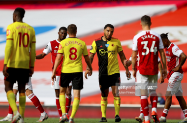 Arsenal 3-2 Watford: Gunners gear up for FA Cup final by relegating Troy Deeney's Hornets&nbsp;