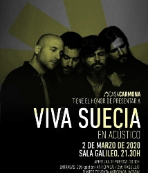 Viva Suecia actuará en acústico en Madrid