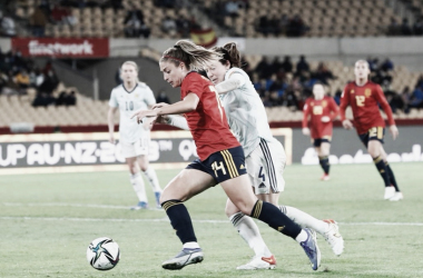 Foto de España contra Escocia Femenino // Fuente: Selección Española
