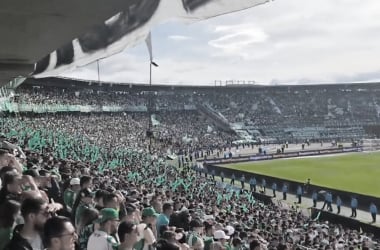 La hinchada de Atlético Nacional habría impuesto récord de asistencia en el Estadio El Campin ante Fortaleza 