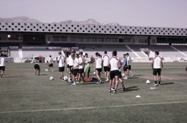 Planning de la semana para preparar el partido ante el Recreativo de Huelva y el partido de Copa ante el Espanyol