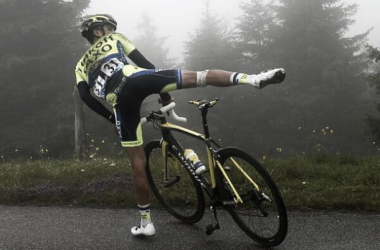 Alberto Contador sufre una fractura de tibia