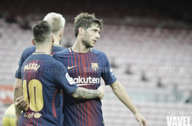 Sergi Roberto: &quot;Tenemos que seguir de esta manera&quot;