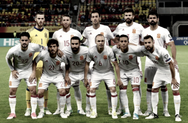 Puntuaciones Macedonia-España, clasificación Mundial de Rusia 2018