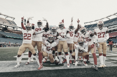 Los 49ers le pasan por encima a New England