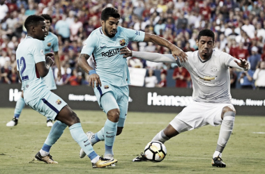 El Manchester United, rival del FC Barcelona en Champions