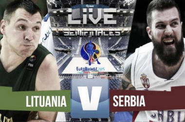 Resultado del Serbia - Lituania en el Eurobasket 2015 (64-67)