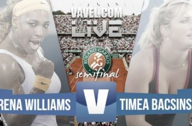 Risultato Williams Vs Bacsinszky: semifinali del Roland Garros 2015 (4-6; 6-3; 6-0)