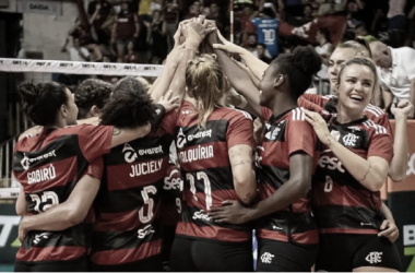 Sesc Flamengo vence Fluminense na Superliga Feminina 2023/24 (Foto: @sescrjflamengo)