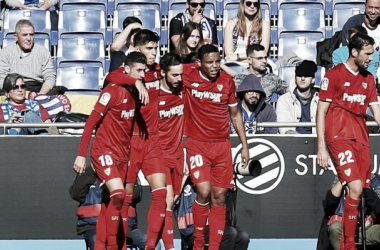 Sevilla encerra jejum e derrota Espanyol fora de casa