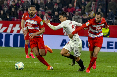 Un Granada CF desdibujado se ve superado por el Sevilla FC