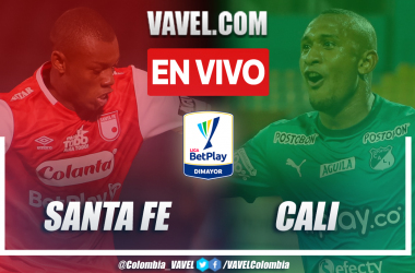 Resumen Santa Fe vs. Deportivo Cali&nbsp; (1-2) por Liga BetPlay 2021-II