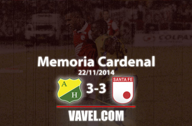 Memoria Cardenal, Atlético Huila vs Independiente Santa Fe: gustar y empatar