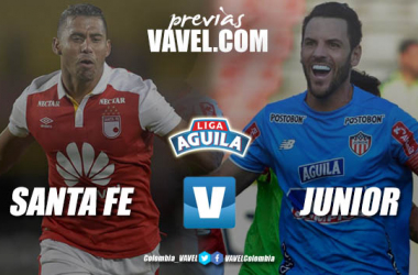 Previa Independiente Santa Fe vs Junior de Barranquilla: El 'cardenal' quiere frenar al 'tiburón' hambriento