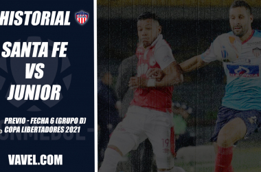 Historial Junior vs. Santa Fe: a romper la igualdad por Libertadores