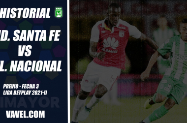 Historial Santa Fe vs Atlético Nacional: duelo con tendencia 'verdolaga'