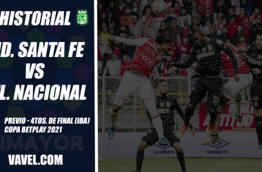 Historial Independiente Santa Fe vs Atlético Nacional: igualdad en la capital por Copa Colombia