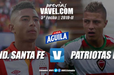 Previa Independiente Santa Fe vs Patriotas: con la ilusión del renacer 'cardenal '