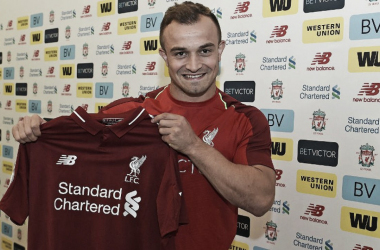 Liverpool anuncia contratação do suíço Xherdan Shaqiri