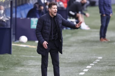 Simeone: "El partido fue muy disputado hasta el final"