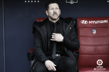 Simeone: "No hay que pensar tanto y sí apretar, la Liga está apretada en todos los sectores"